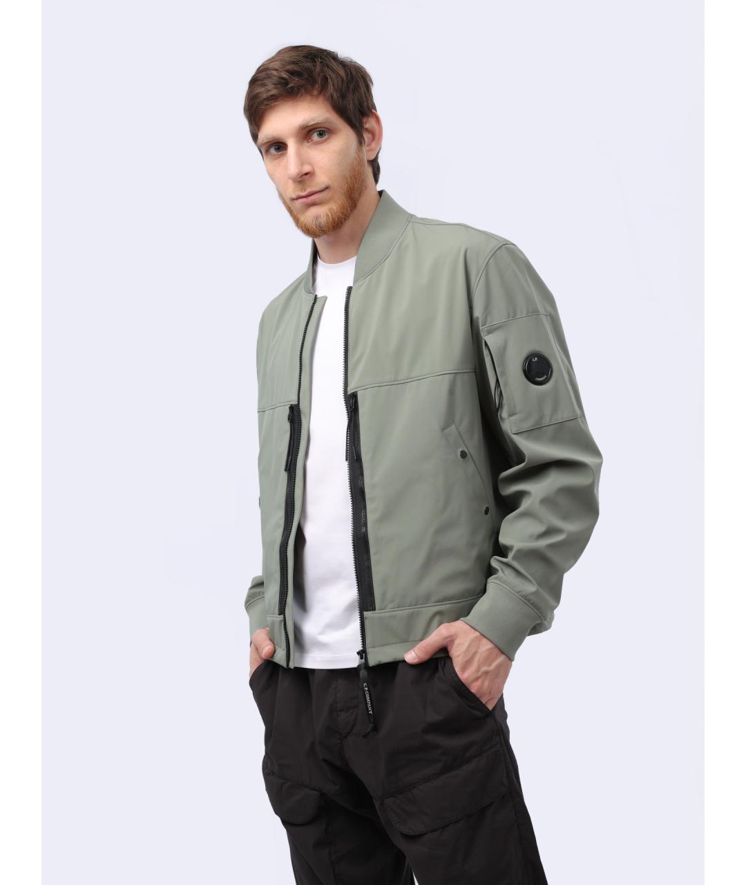 CP COMPANY Зеленая полиамидовая куртка, фото 3