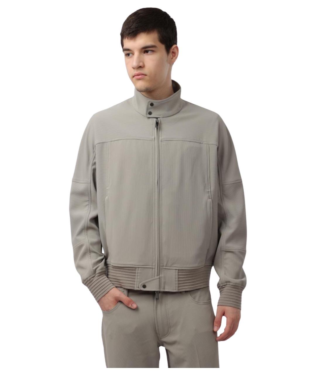 EMPORIO ARMANI Коричневая полиамидовая куртка, фото 1