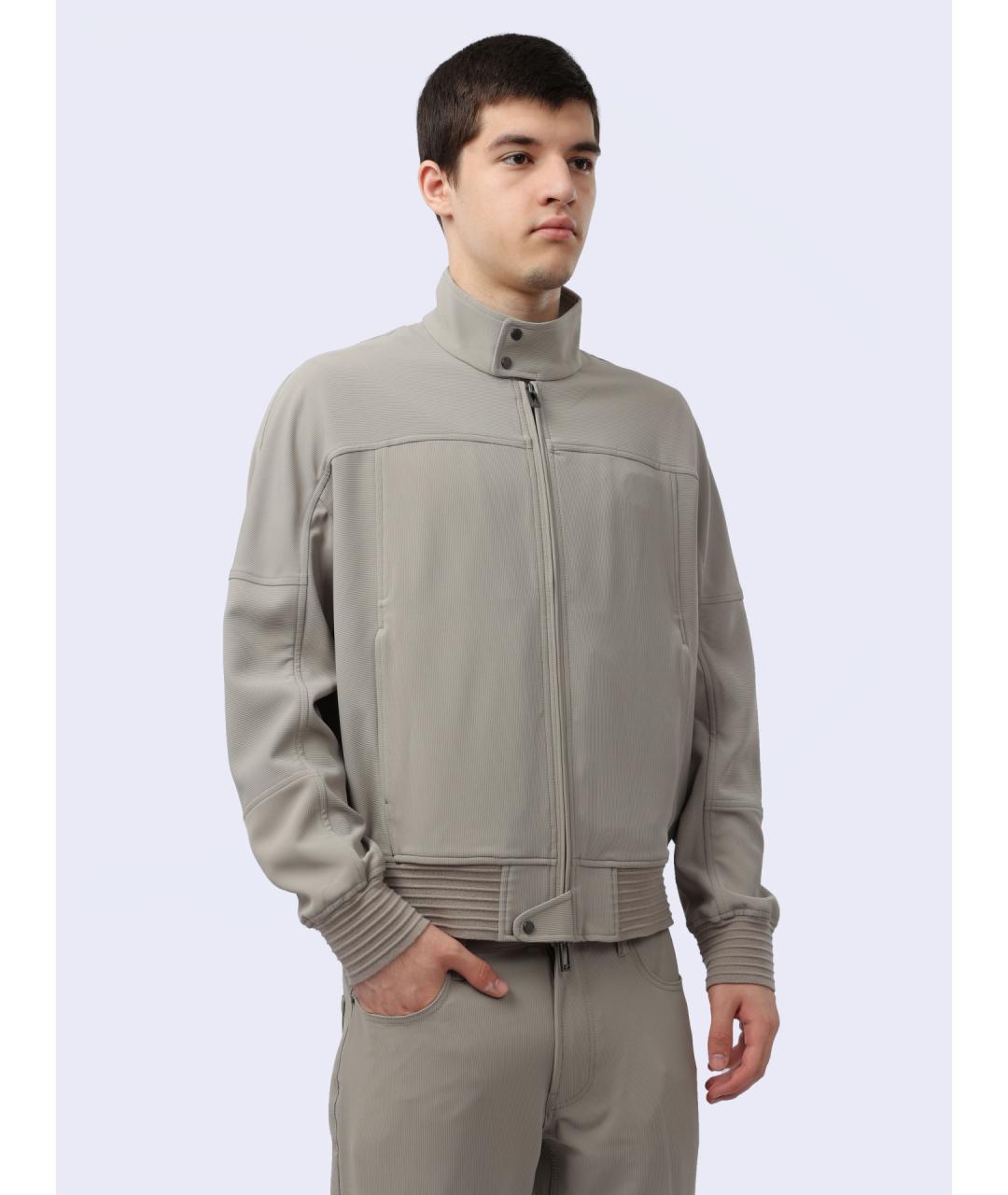 EMPORIO ARMANI Коричневая полиамидовая куртка, фото 6