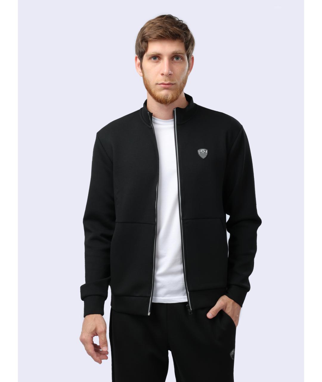 EA7 Черный повседневный костюм, фото 3