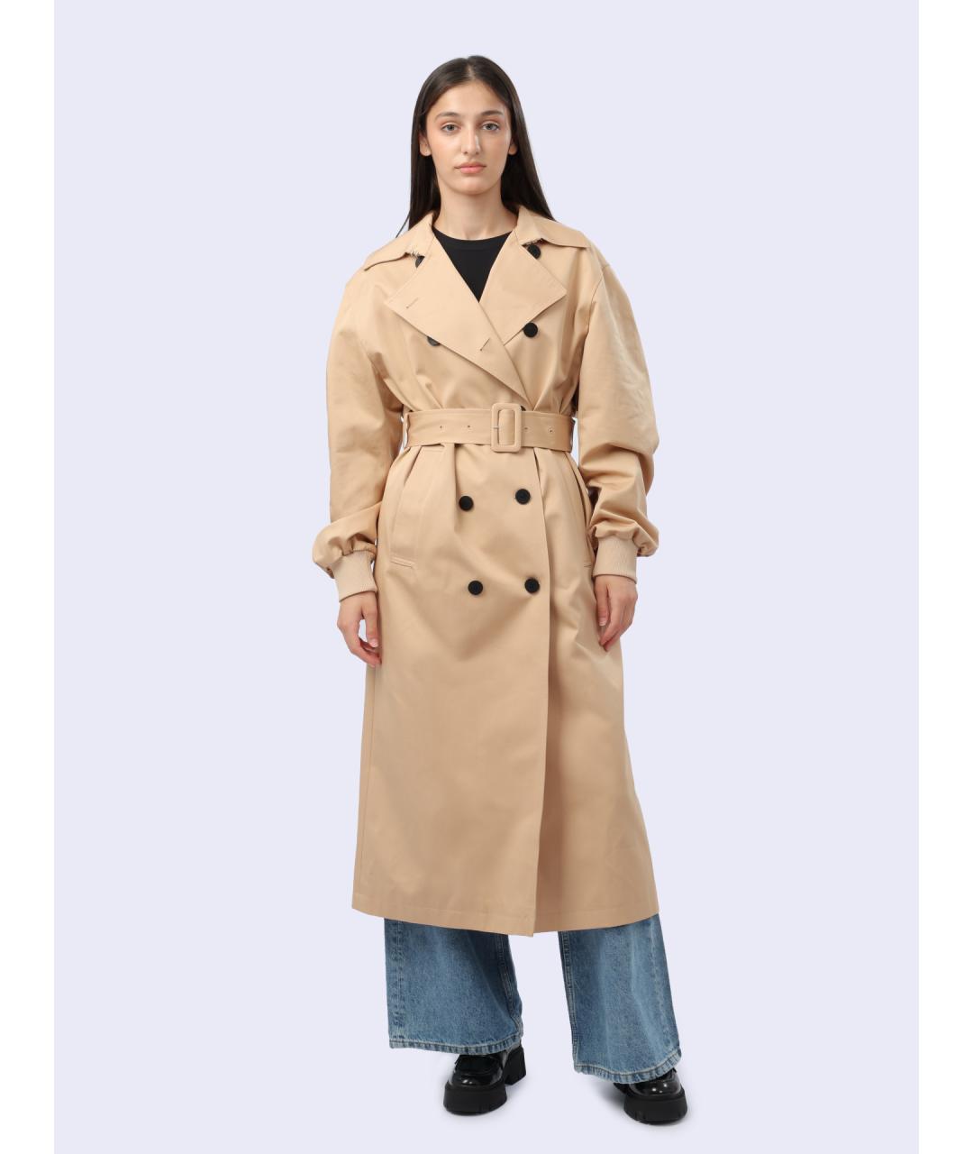 HUGO Бежевый тренч/плащ, фото 7