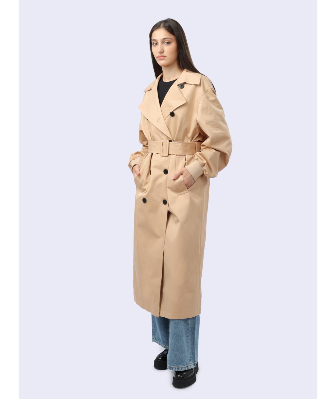 HUGO Бежевый тренч/плащ, фото 3