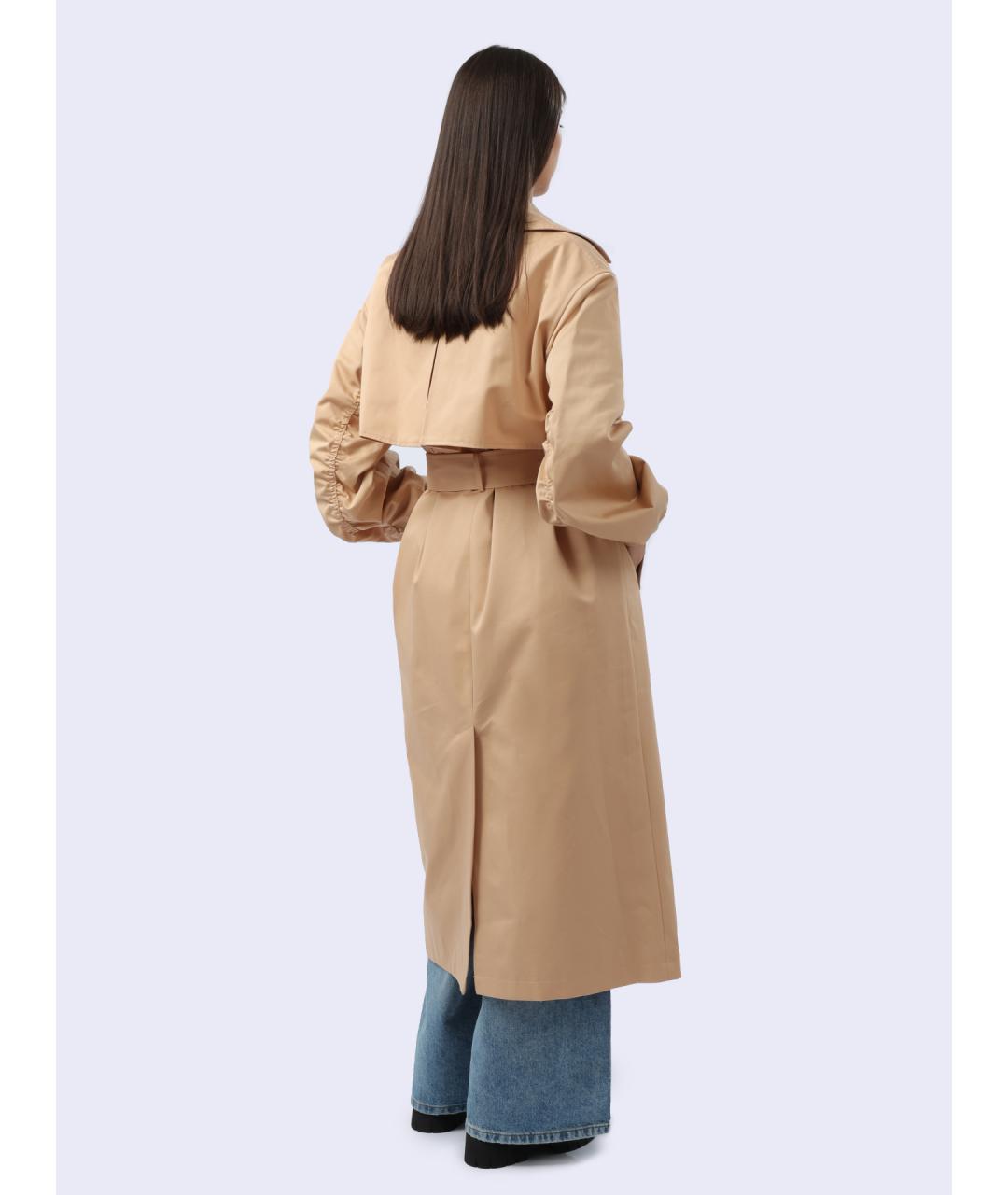 HUGO Бежевый тренч/плащ, фото 6