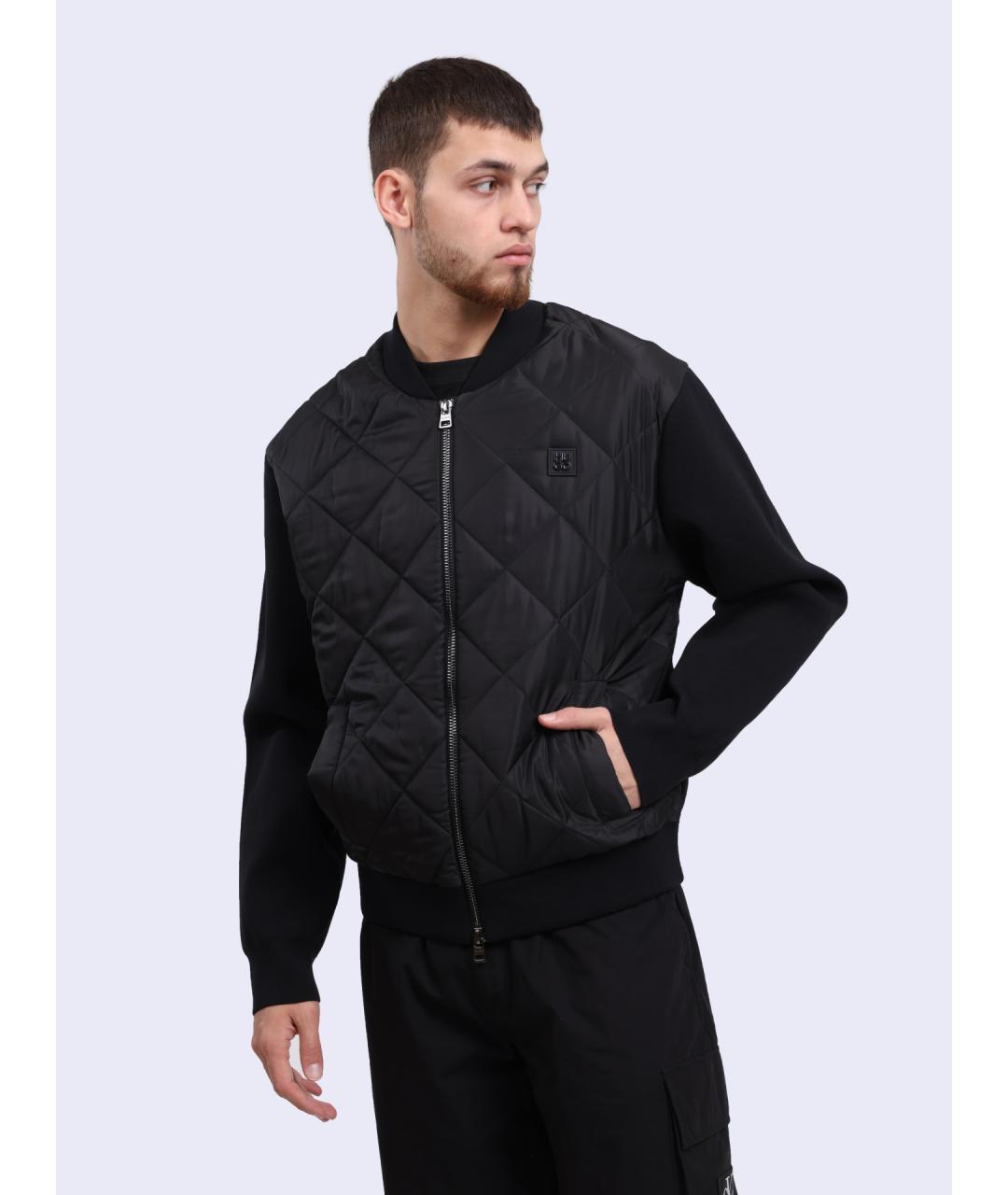 HUGO Черная полиамидовая куртка, фото 3