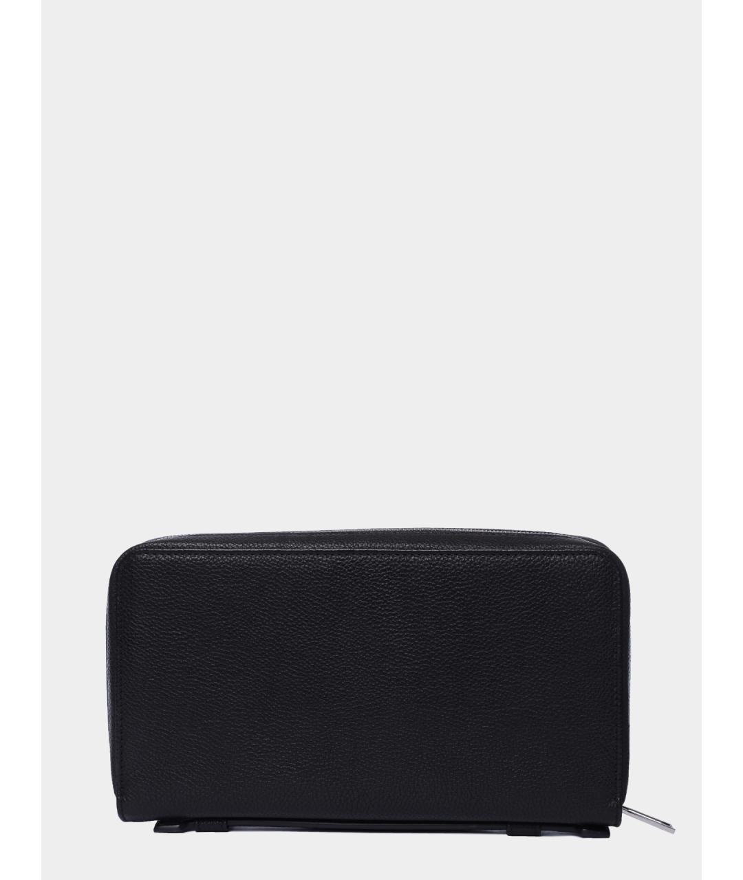HUGO BOSS Черный кожаный кошелек, фото 5