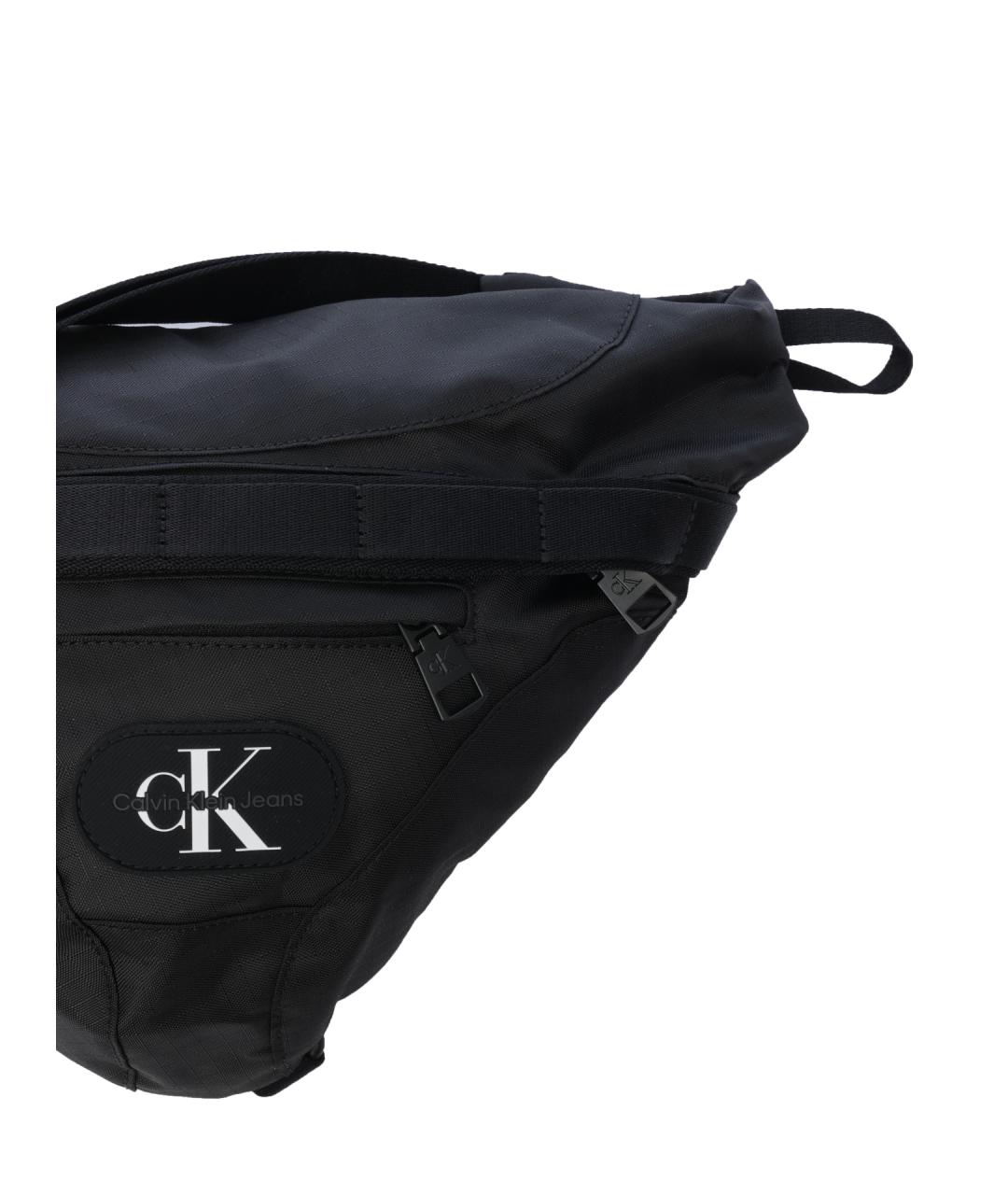 CALVIN KLEIN Черная сумка на плечо, фото 4