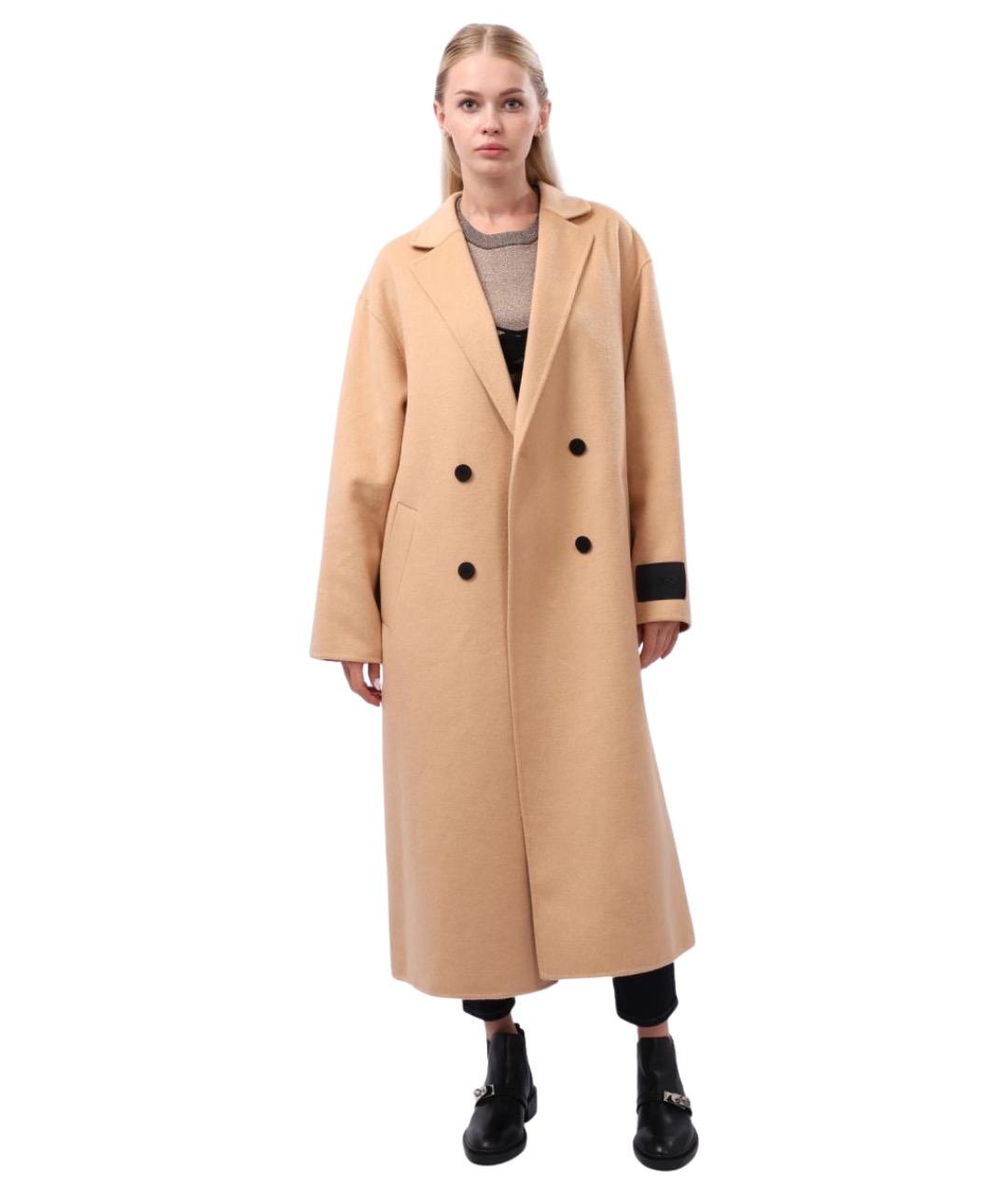 HUGO Бежевое пальто, фото 1