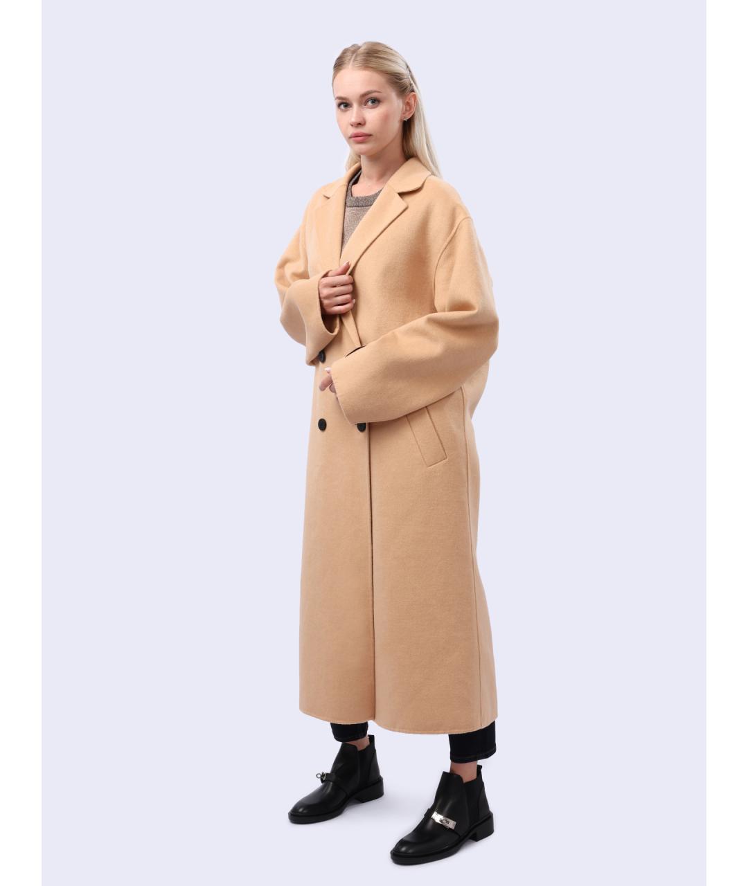 HUGO Бежевое пальто, фото 4