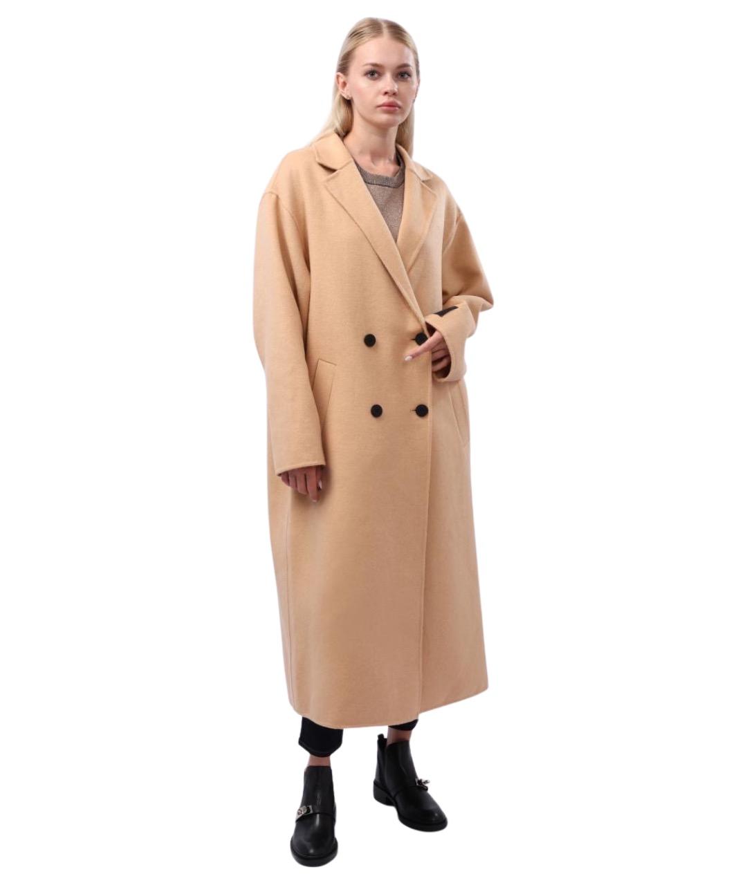 HUGO Бежевое пальто, фото 2