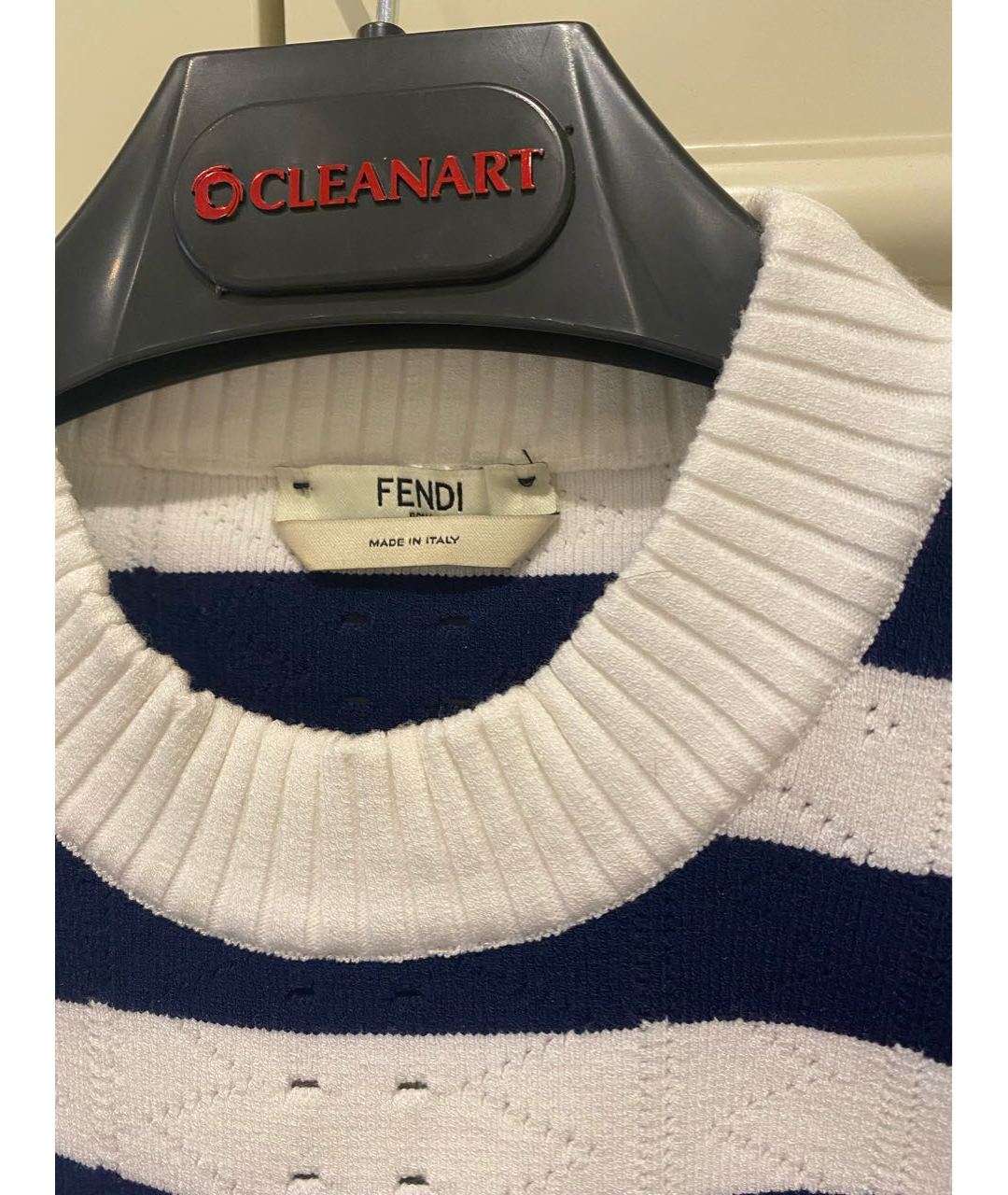 FENDI Белый вискозный джемпер / свитер, фото 3
