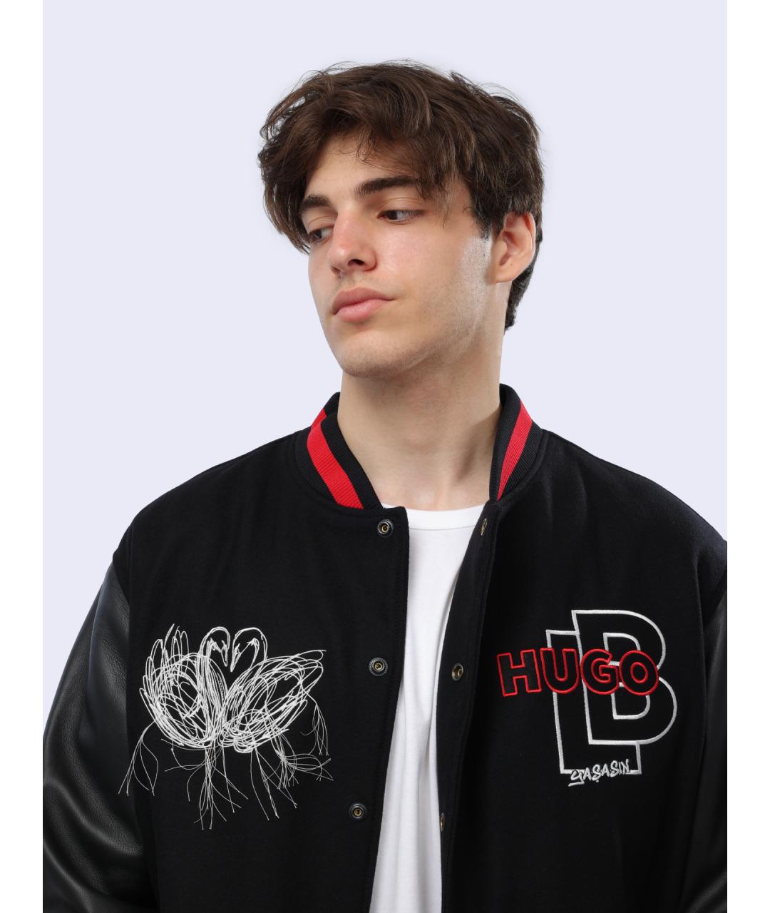 HUGO Черная куртка, фото 4