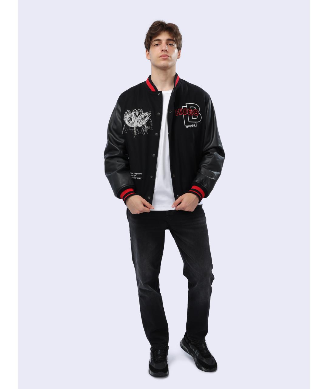 HUGO Черная куртка, фото 3