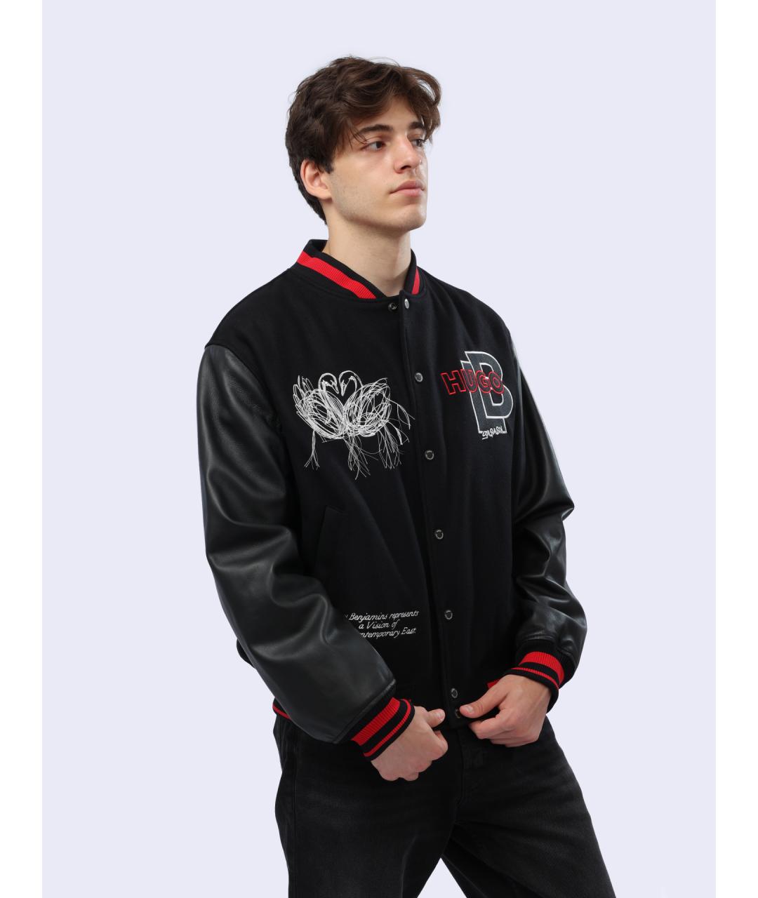 HUGO Черная куртка, фото 5