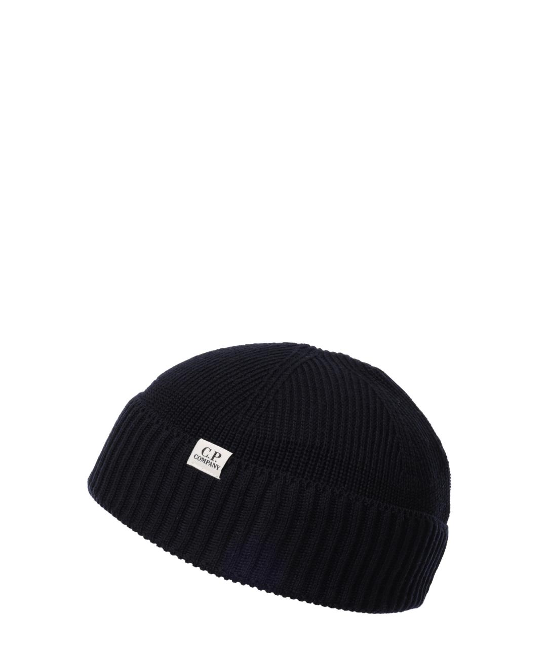 CP COMPANY Черная шерстяная шапка, фото 2