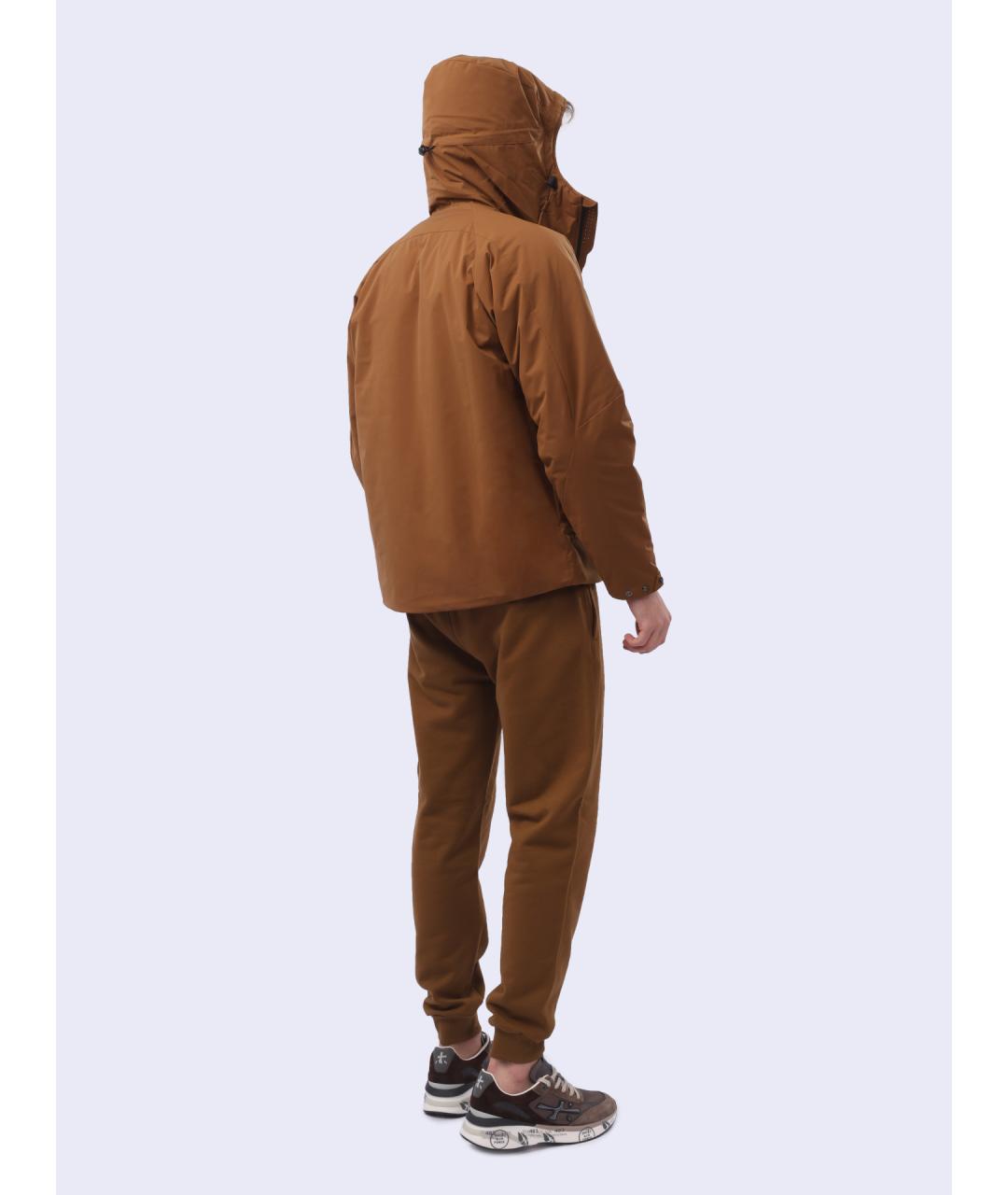 CP COMPANY Коричневая полиамидовая куртка, фото 5