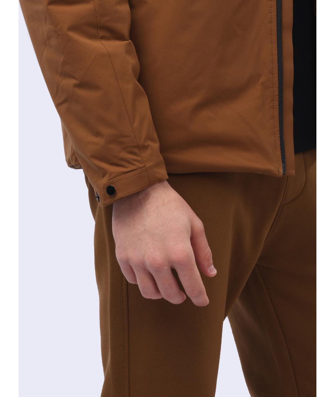 CP COMPANY Коричневая полиамидовая куртка, фото 4