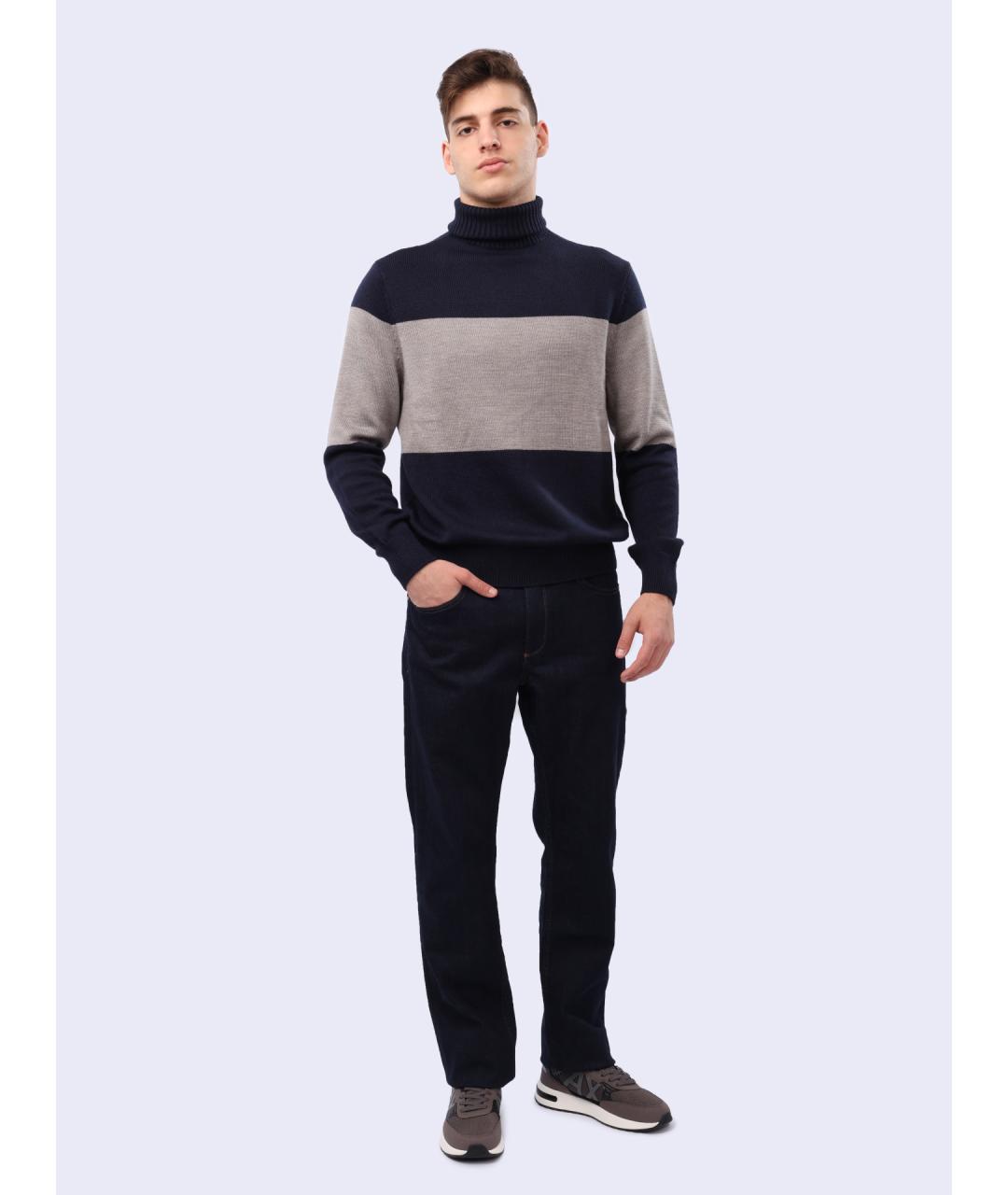 ARMANI EXCHANGE Мульти хлопковый джемпер / свитер, фото 2