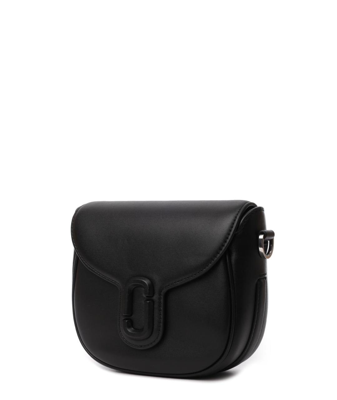 MARC JACOBS Черная кожаная сумка через плечо, фото 2