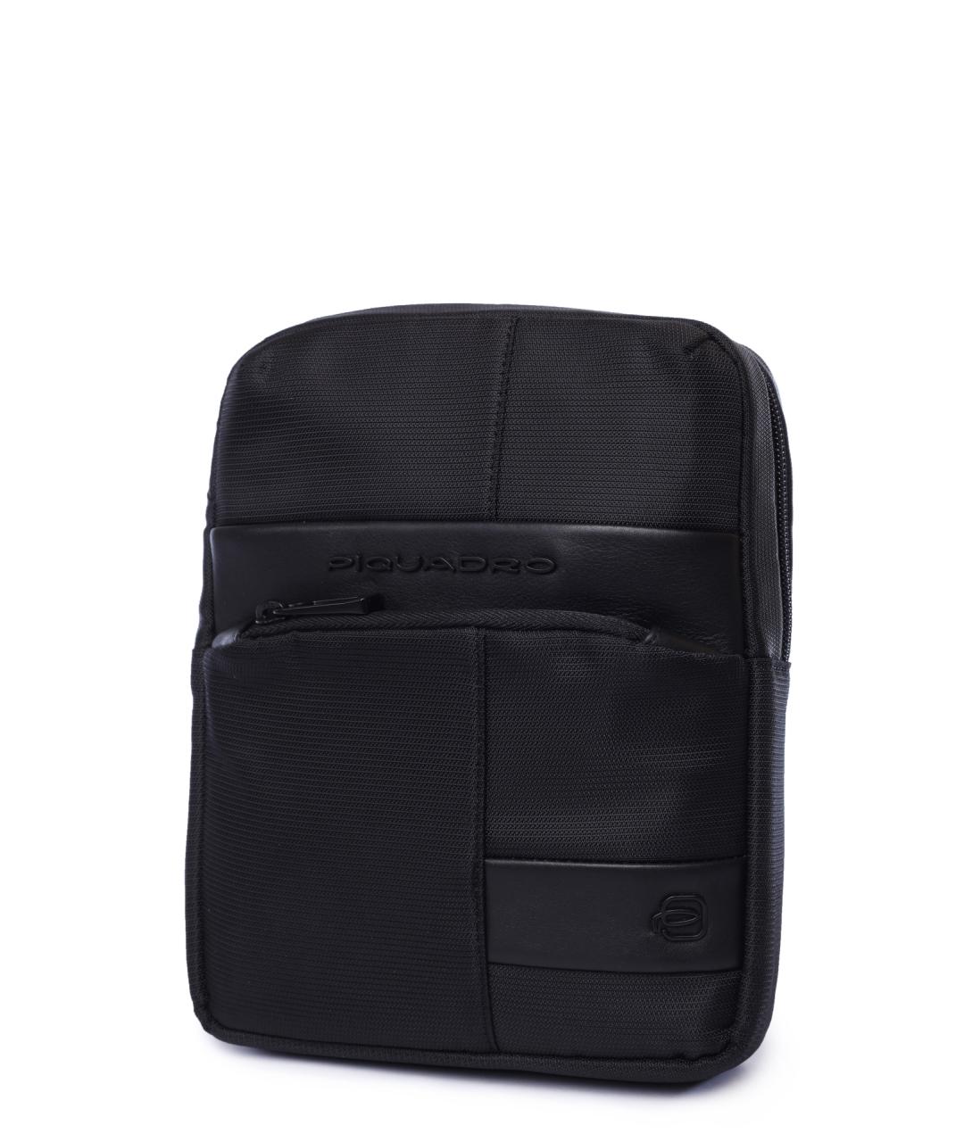 PIQUADRO Черная сумка на плечо, фото 2