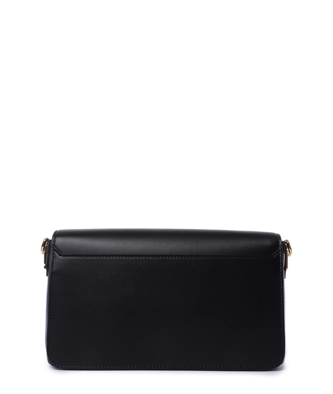 LANCEL Черная кожаная сумка через плечо, фото 4