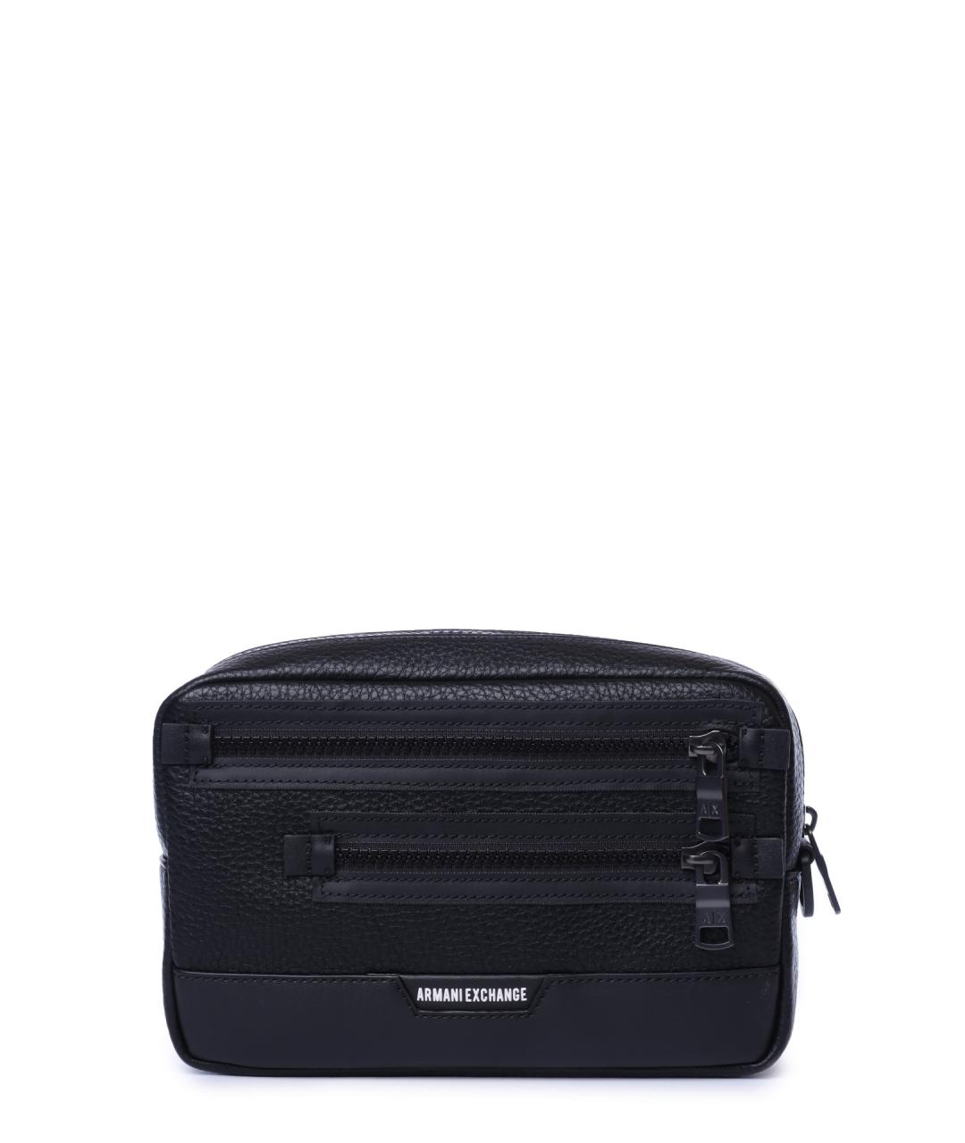 ARMANI EXCHANGE Черная барсетка, фото 1