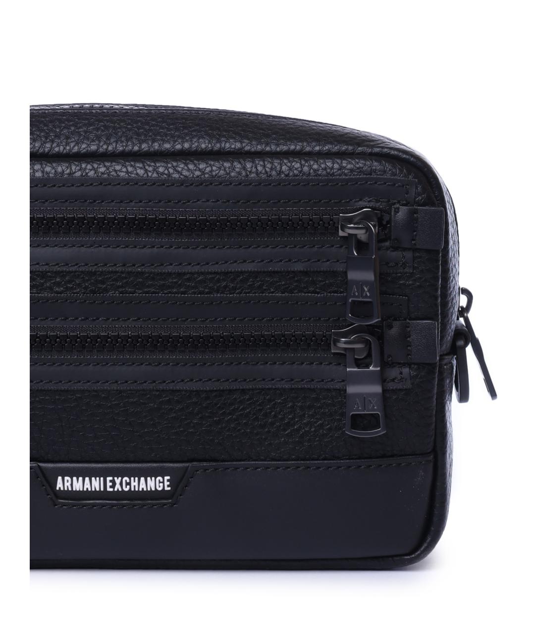 ARMANI EXCHANGE Черная барсетка, фото 3