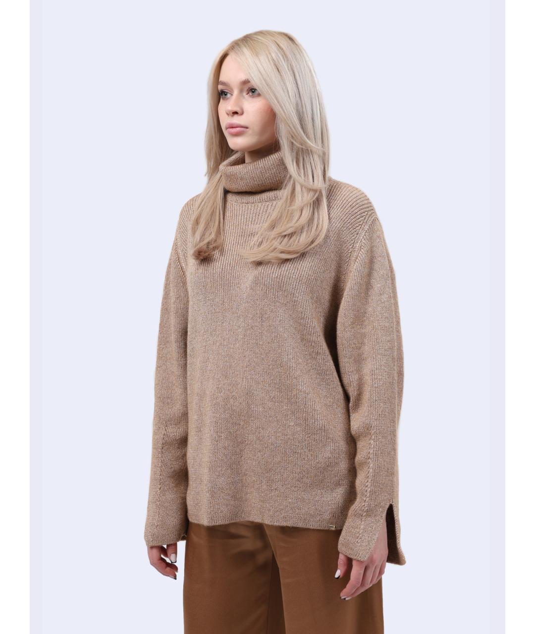 HERNO Бежевый джемпер / свитер, фото 3