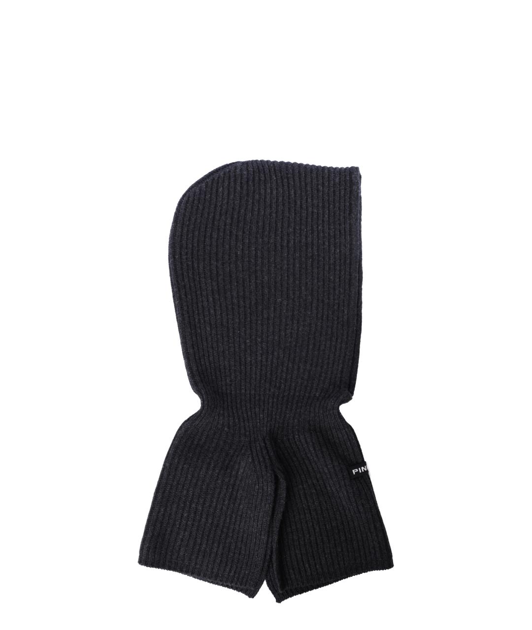 PINKO Серая шерстяная шапка, фото 3