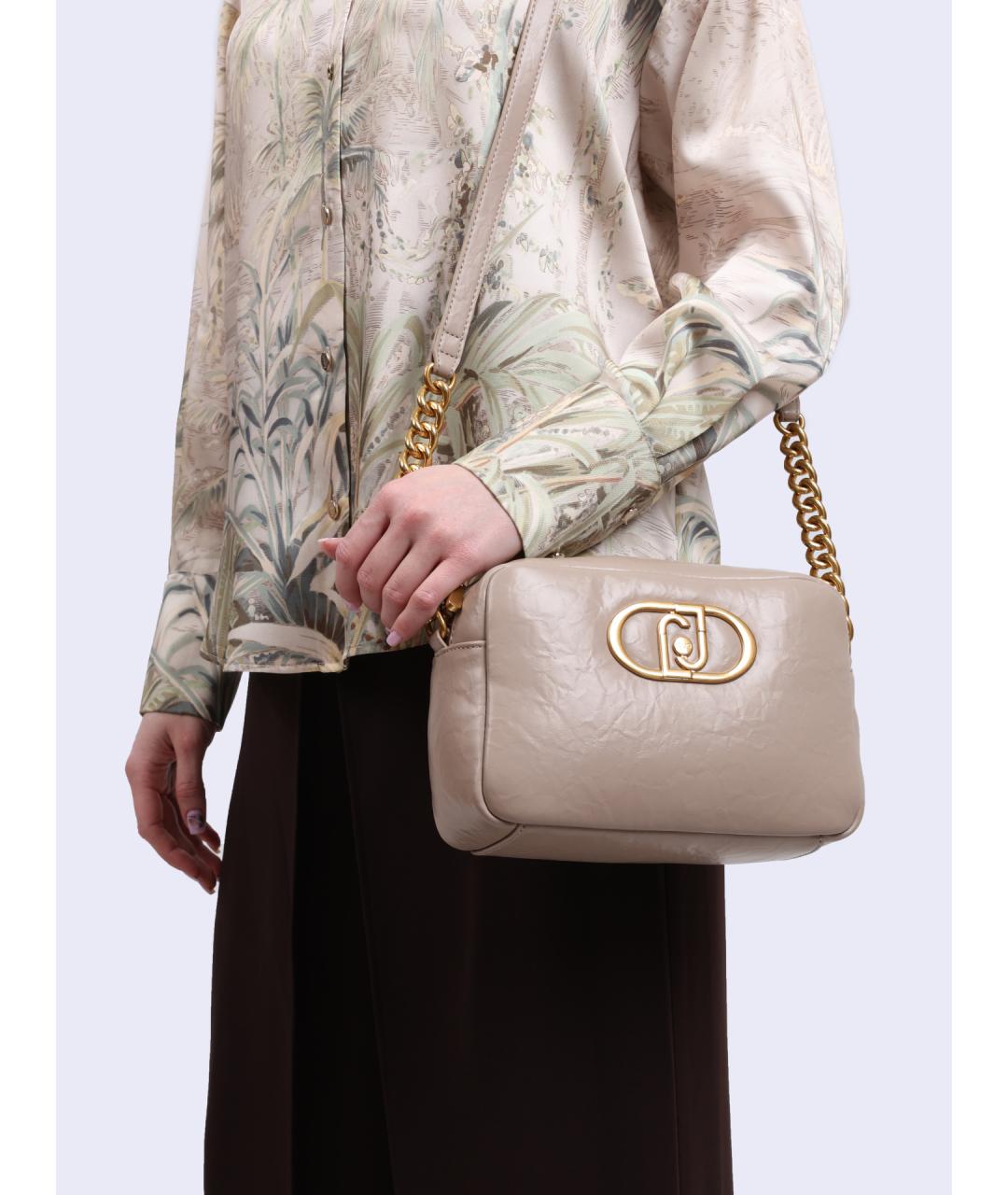 LIU JO Бежевая сумка через плечо, фото 2