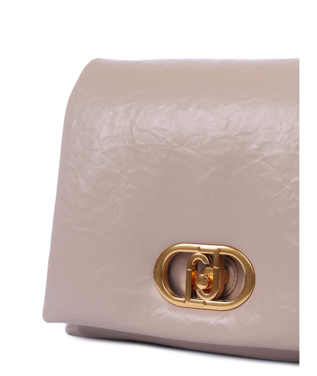 LIU JO Бежевая сумка через плечо, фото 4