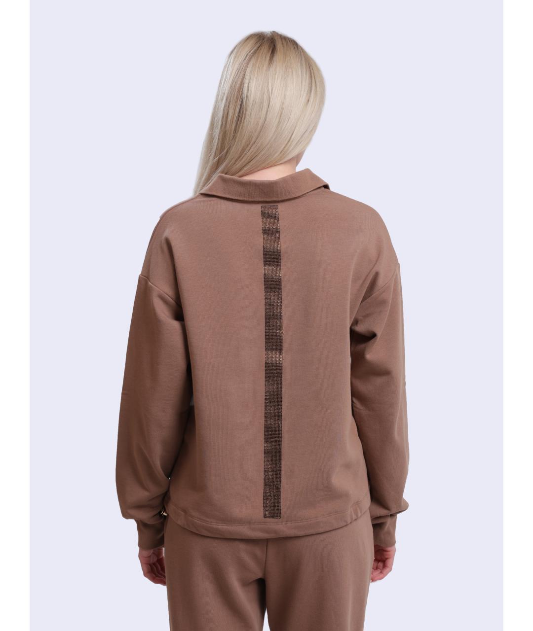 LIU JO Коричневый джемпер / свитер, фото 5