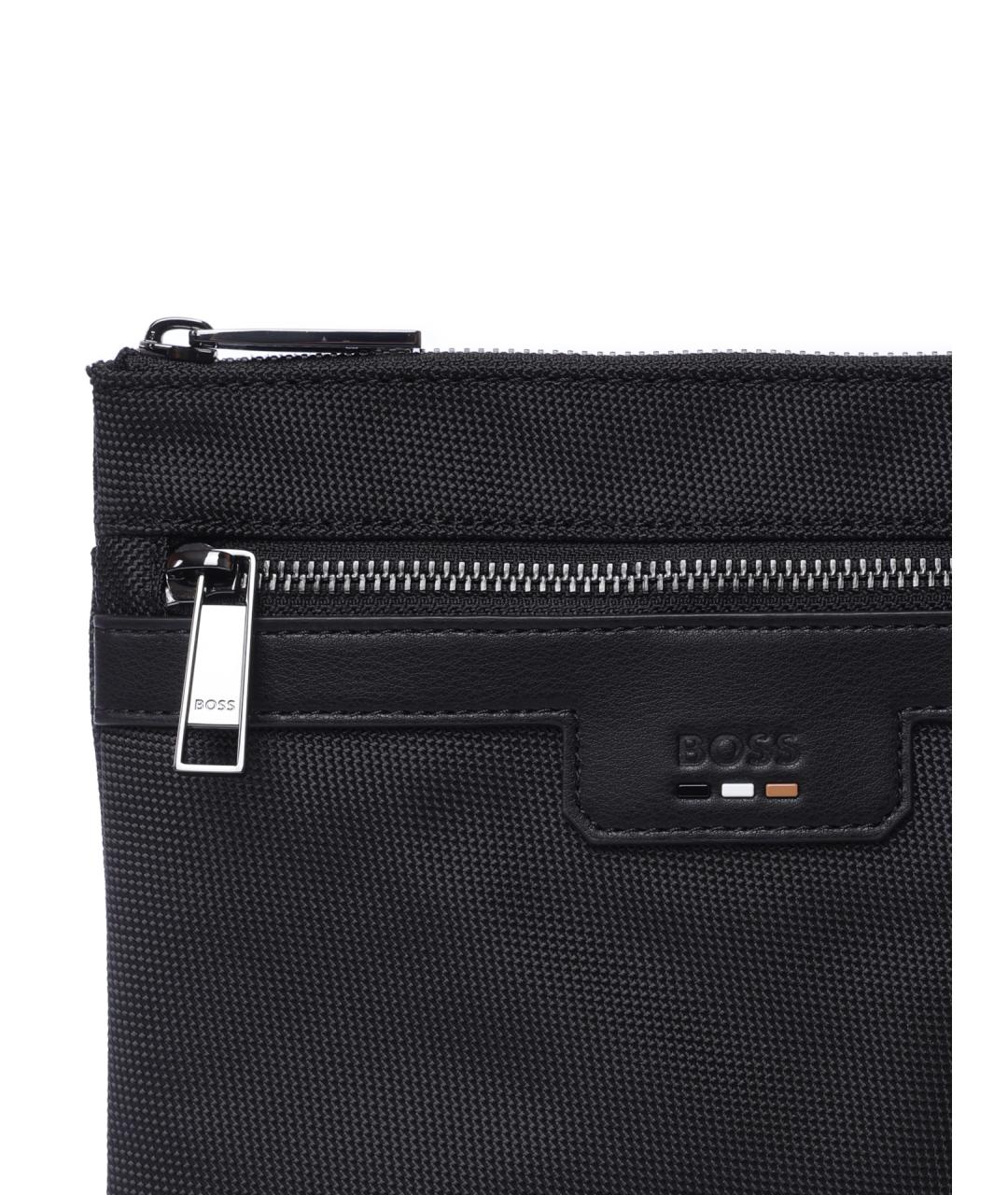 HUGO BOSS Черная сумка на плечо, фото 4