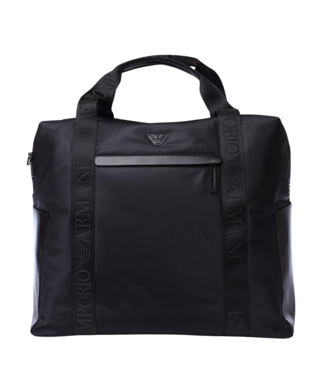 EMPORIO ARMANI Черная сумка на плечо, фото 1