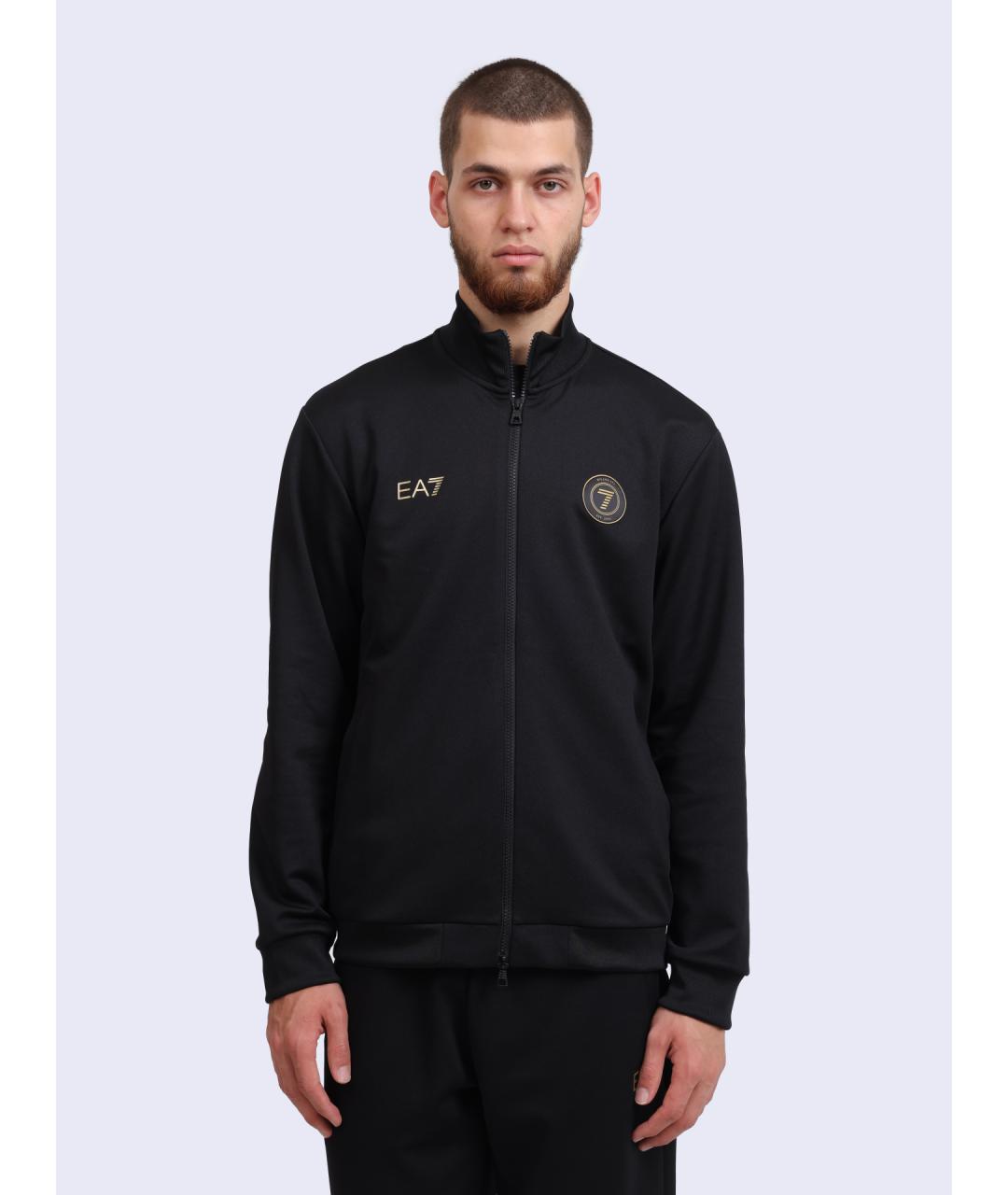 EA7 Черный спортивный костюм, фото 2