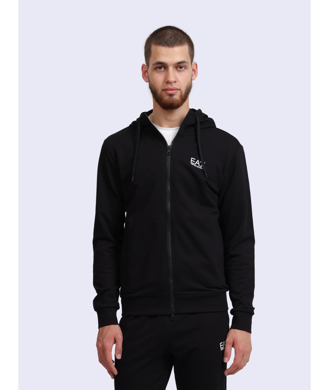 EA7 Черный спортивный костюм, фото 2