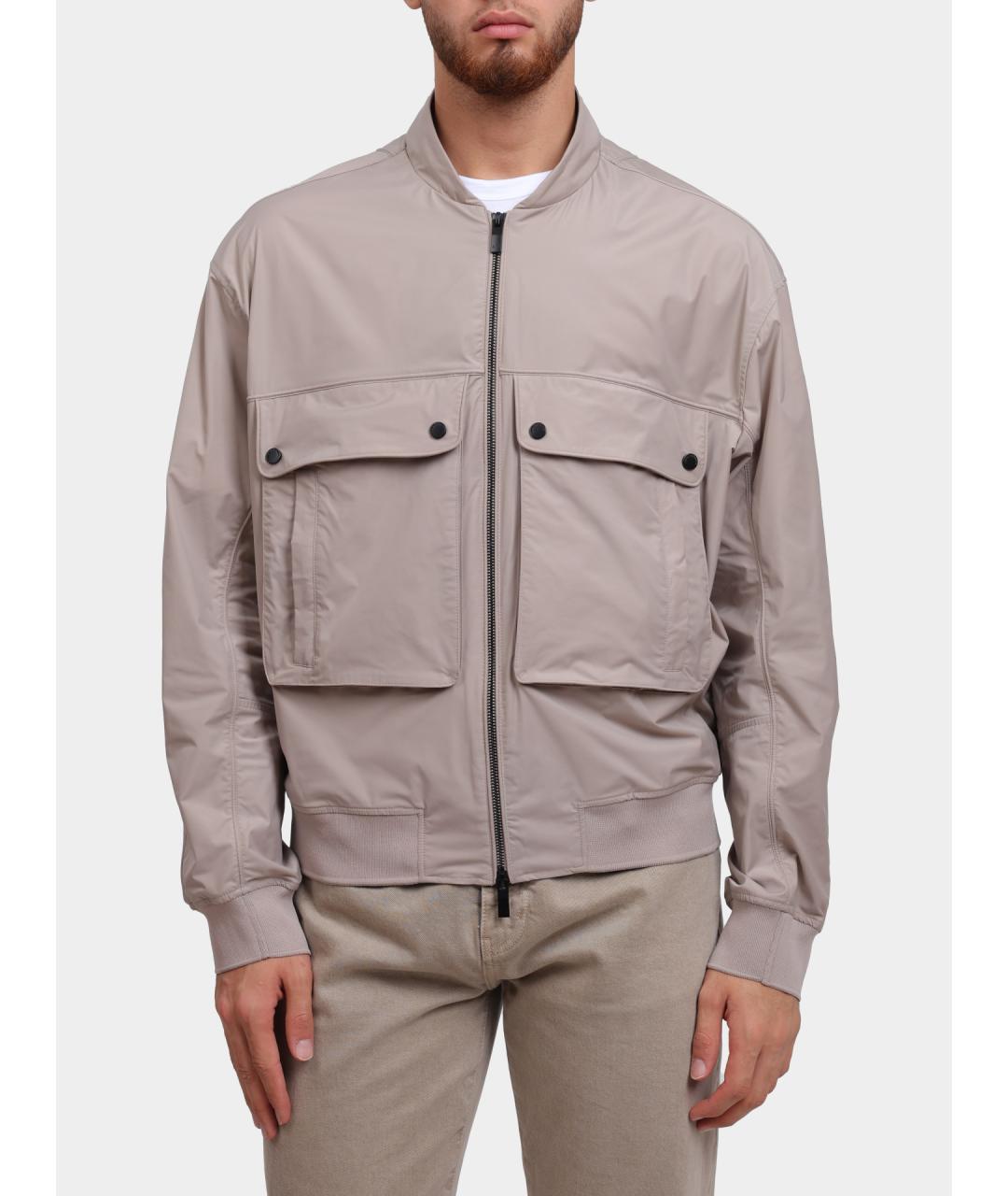 ARMANI EXCHANGE Бежевая полиамидовая куртка, фото 5