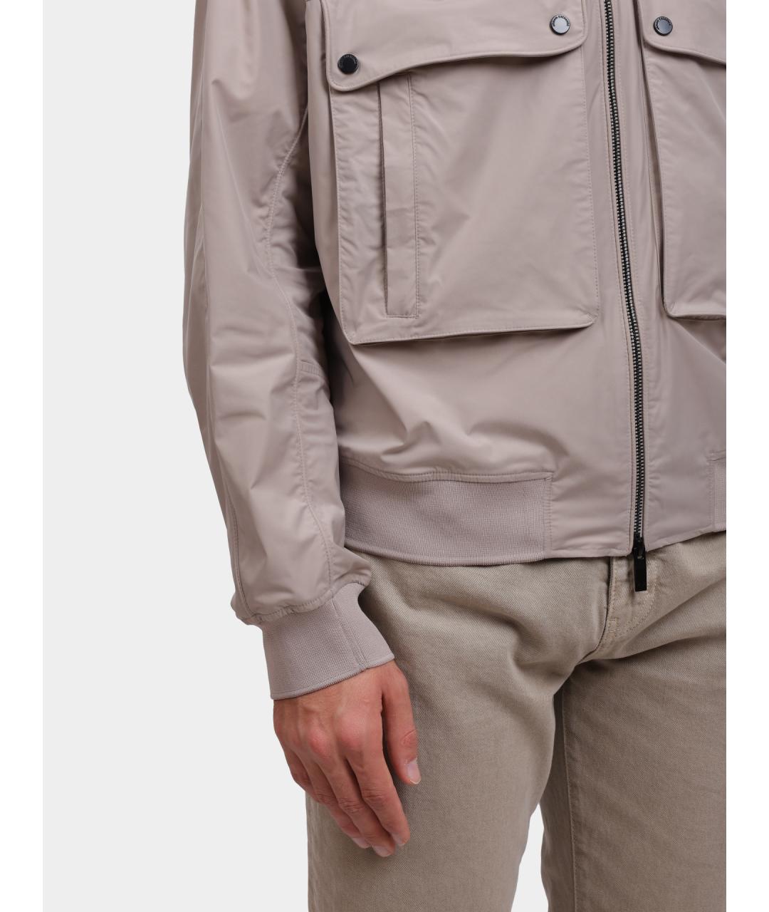 ARMANI EXCHANGE Бежевая полиамидовая куртка, фото 3