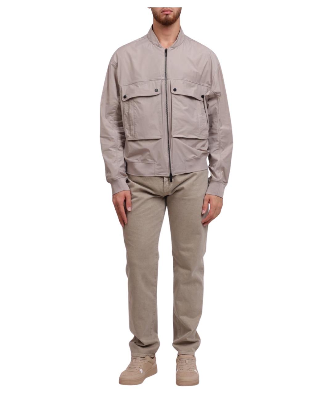 ARMANI EXCHANGE Бежевая полиамидовая куртка, фото 1