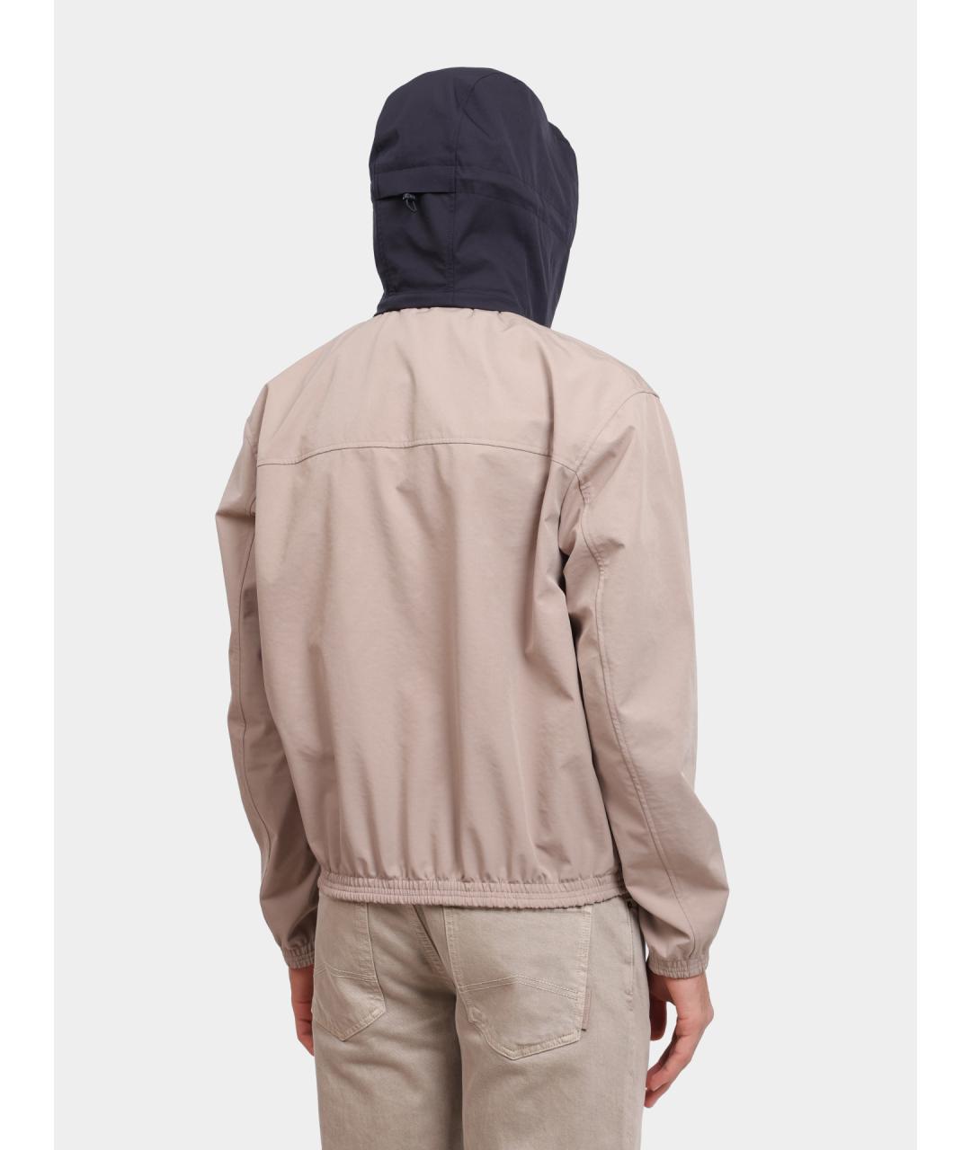 ARMANI EXCHANGE Бежевая полиамидовая куртка, фото 5