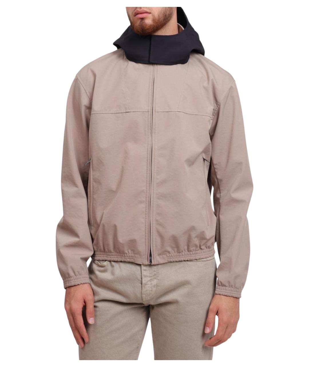 ARMANI EXCHANGE Бежевая полиамидовая куртка, фото 1