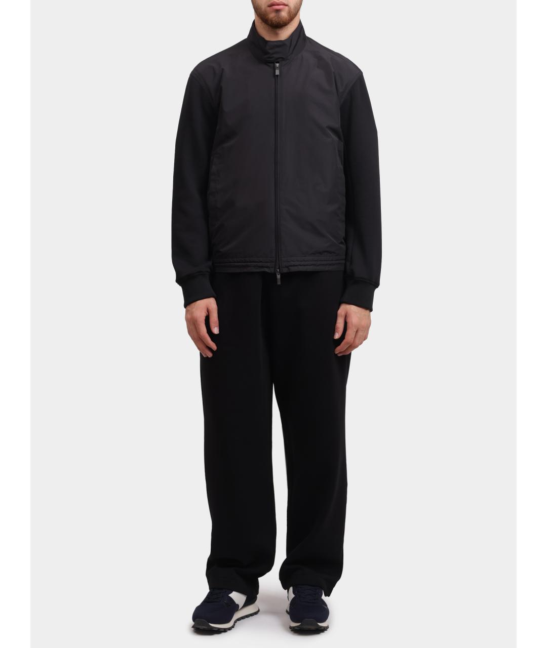 ARMANI EXCHANGE Черная полиамидовая куртка, фото 2