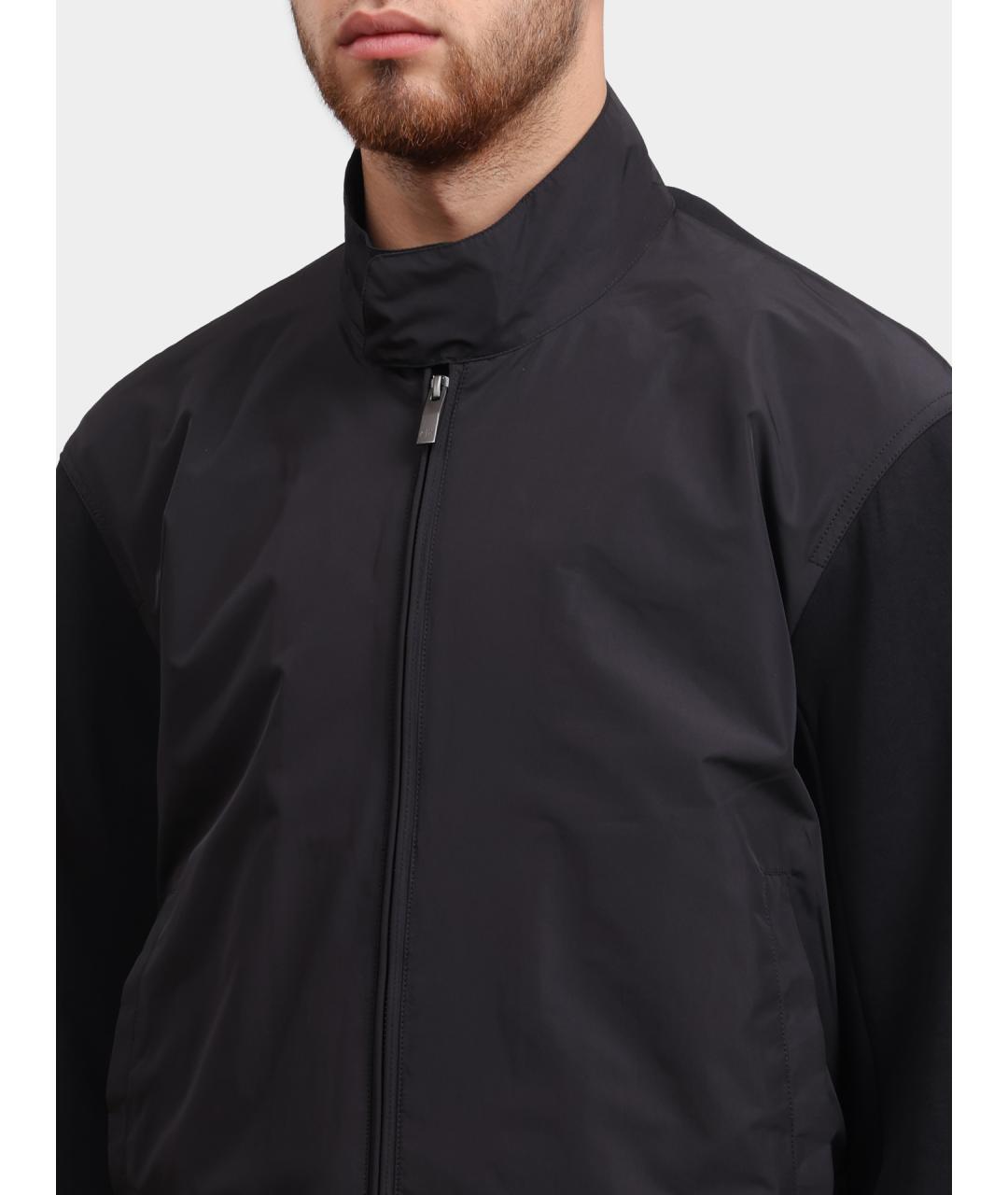 ARMANI EXCHANGE Черная полиамидовая куртка, фото 4