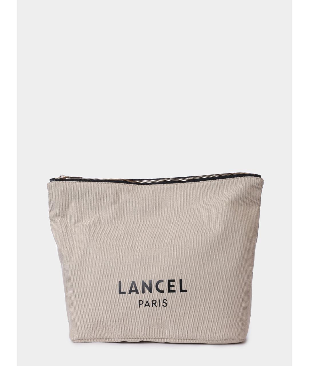 LANCEL Черная кожаная сумка тоут, фото 6