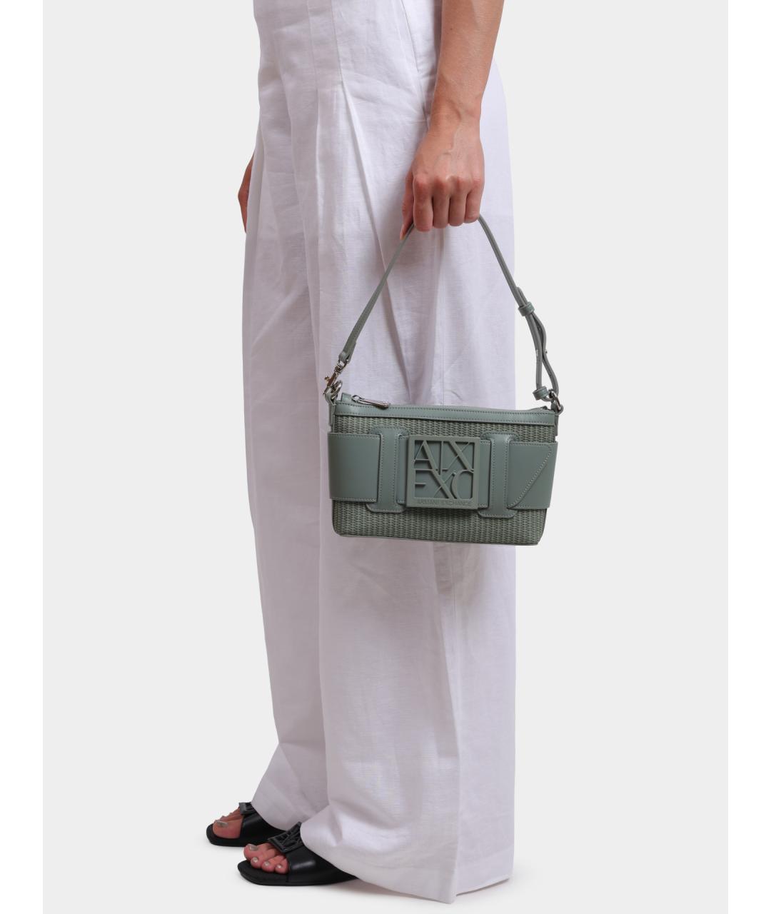 ARMANI EXCHANGE Зеленая сумка через плечо, фото 3