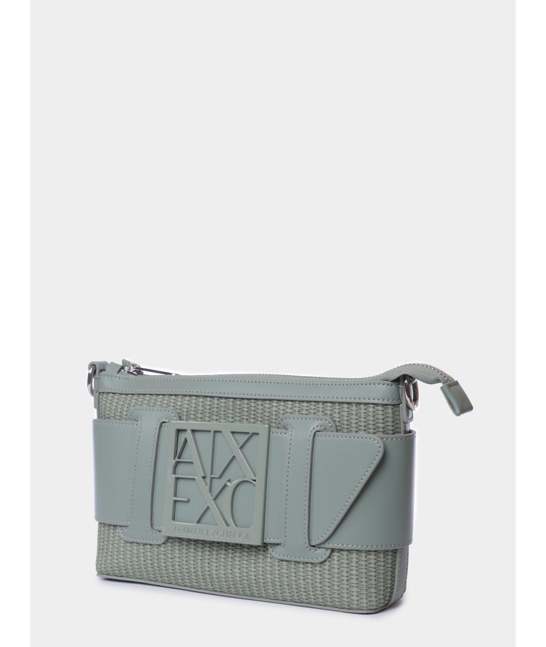 ARMANI EXCHANGE Зеленая сумка через плечо, фото 4