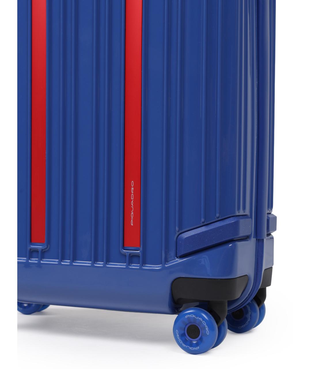 PIQUADRO Синий чемодан, фото 5
