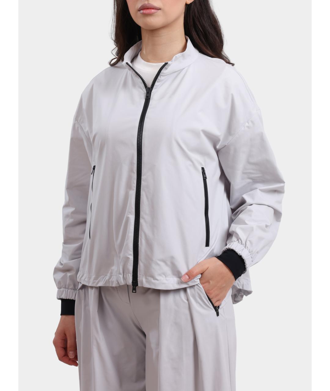 HERNO Серая полиамидовая куртка, фото 3