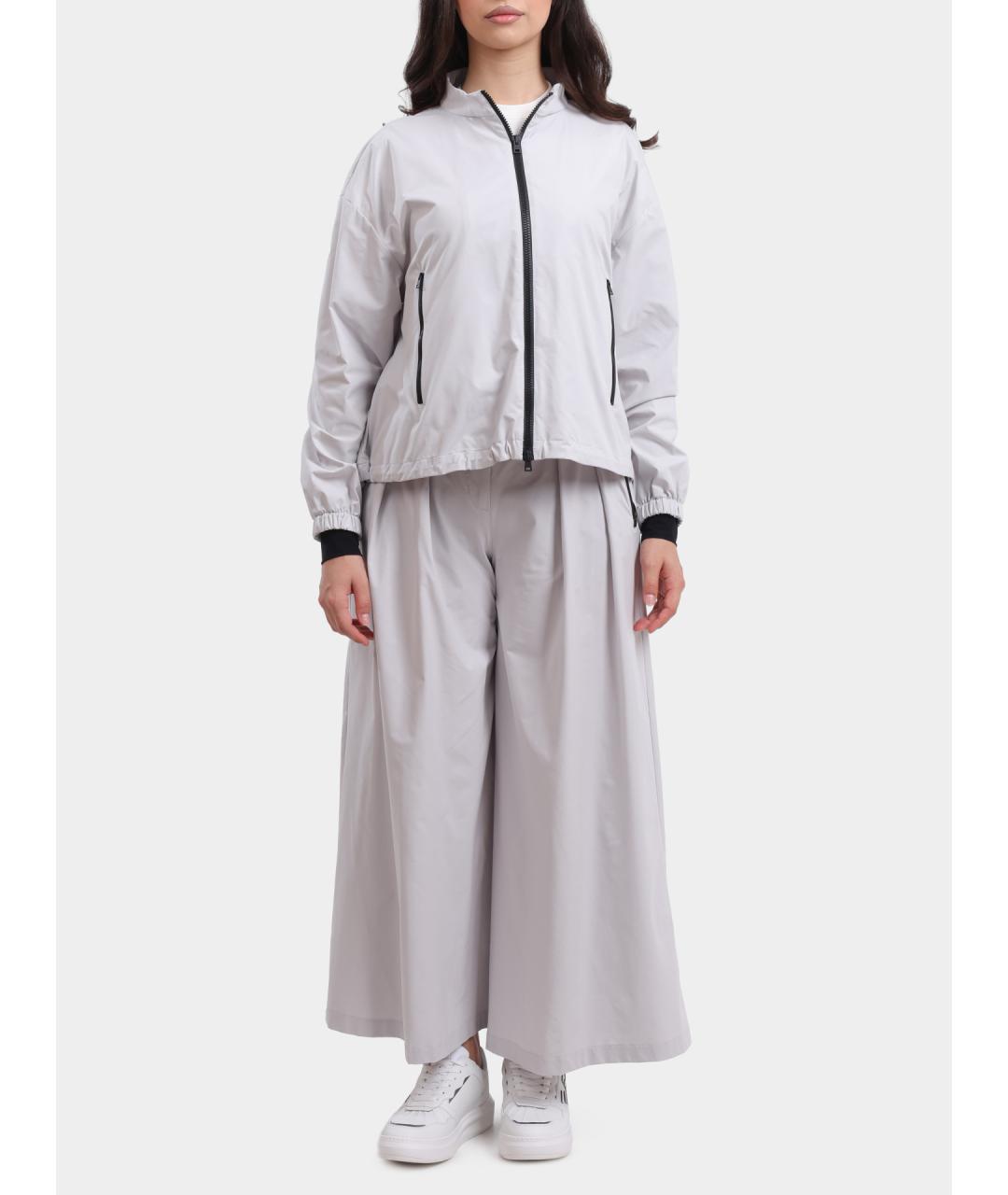 HERNO Серая полиамидовая куртка, фото 2