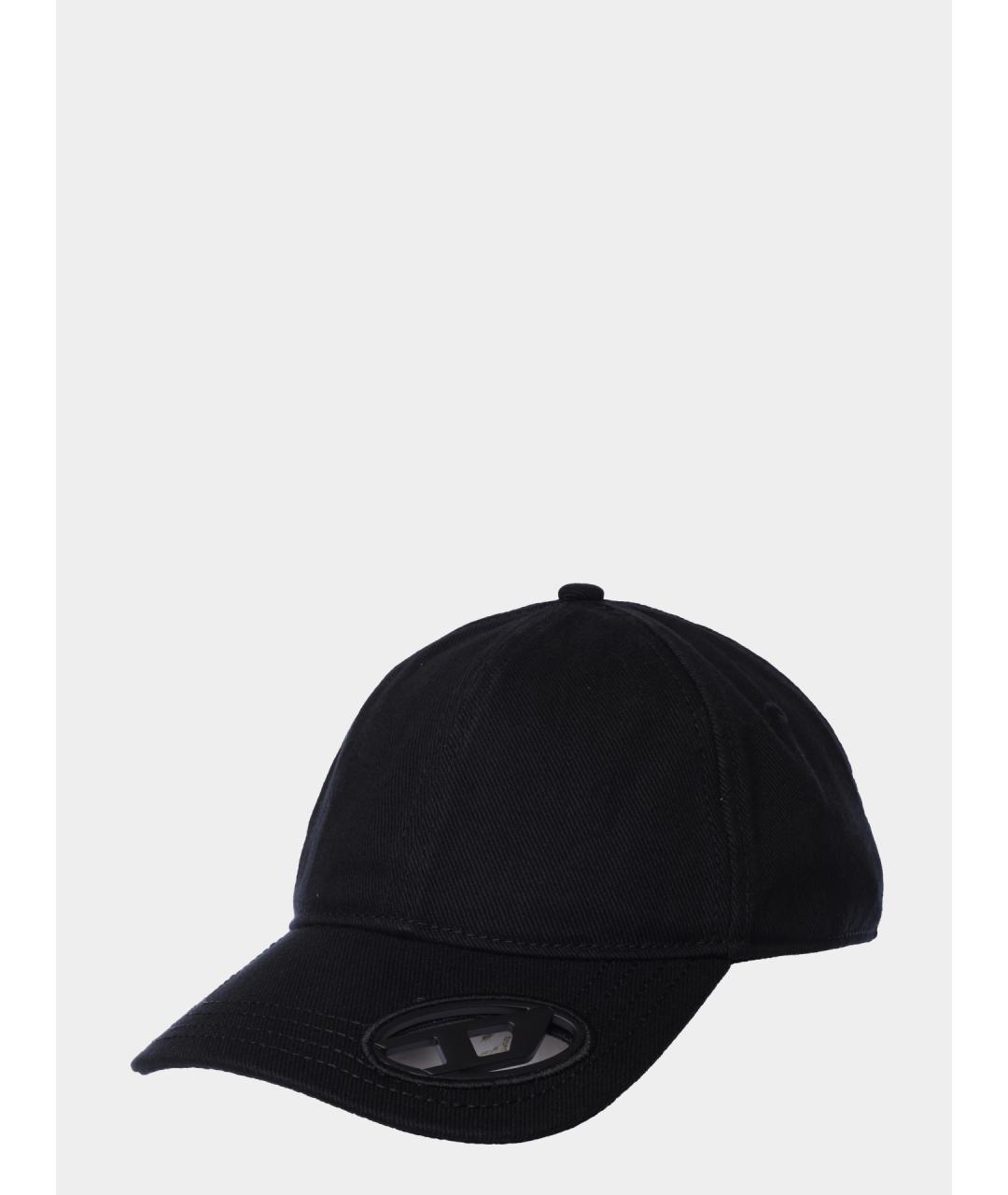 DIESEL Черная хлопковая кепка/бейсболка, фото 3