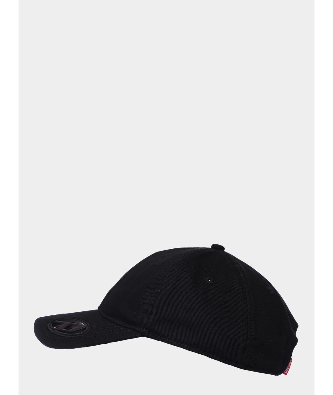 DIESEL Черная хлопковая кепка/бейсболка, фото 2